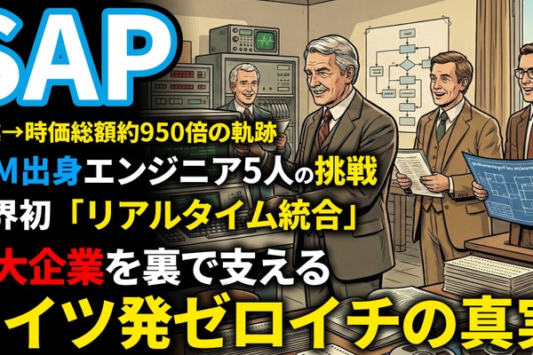 SAP創業期を西口一希が解説。時価総額約950倍の軌跡、IBM出身の5人が目指した「リアルタイム経営」の夜明けとは