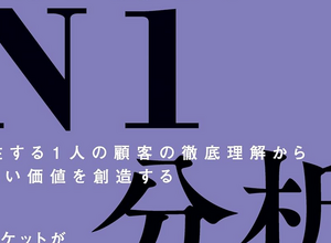書籍紹介：『ビジネスの結果が変わるN1分析　実在する1人の顧客の徹底理解から新しい価値を創造する』 画像