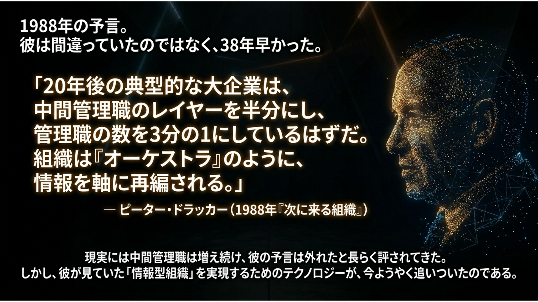 AIと組織の未来 Block論文とドラッカーが交差する地点 | Wisdom-Beta