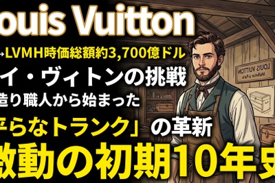 ルイ・ヴィトン創業期を西口一希が解説。13歳の家出から始まった逆転の軌跡。トランクの革新で築いた「高級ラグジュアリー」の原点とは 画像