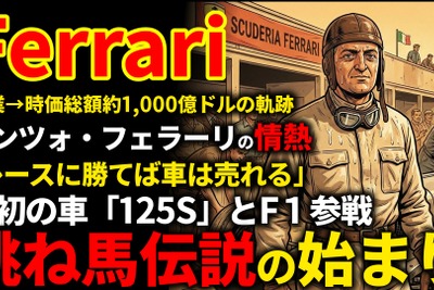 フェラーリ創業期を西口一希が解説。時価総額約10倍の軌跡、純粋な「レーシングスピリット」から始まった高級スポーツカー革命とは 画像