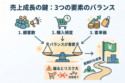 2-6-18：継続的な売上成長：3つの変数のバランスが重要 画像