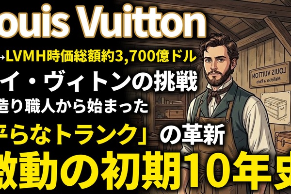 ルイ・ヴィトン創業期を西口一希が解説。13歳の家出から始まった逆転の軌跡。トランクの革新で築いた「高級ラグジュアリー」の原点とは