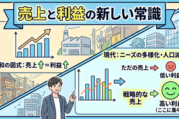 2-6-7：売上に目が向く理由③：売上が上がると利益も上がる誤解