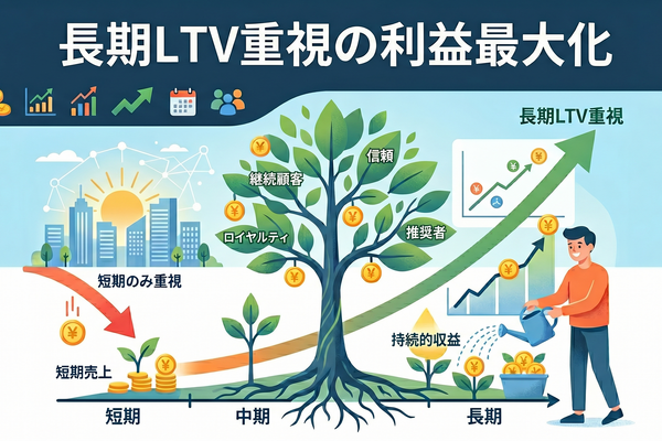 2-6-34：「良い売上」はLTVが高い　ー時間軸で見る売上と利益