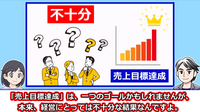 売上目標の、その先へ：動画：良い売上、悪い売上