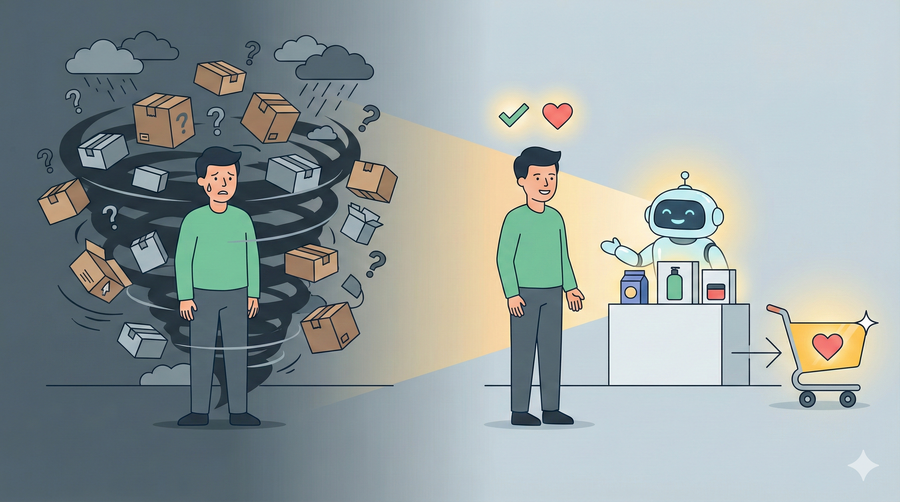 エージェント・コマース——「検討」が圧縮され、ファネルが消える