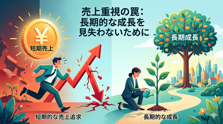 2-6-5：売上に目が向く理由①：部門や個人の評価が「売上額」