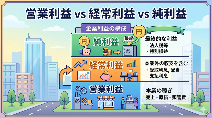 2-6-15：「営業利益」から「経常利益」「純利益」