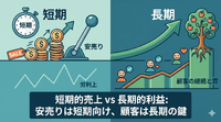 2-6-6：売上に目が向く理由②：売上は短期的に伸ばせる