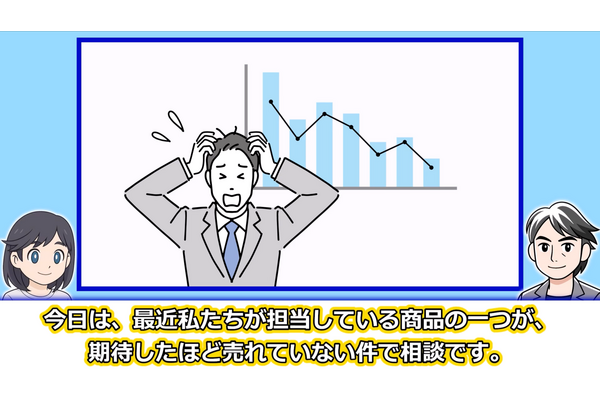 売れない本当の原因：動画：良い売上、悪い売上 画像