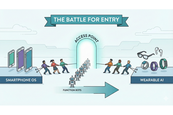 入口戦争は“スマホ”から“身につけるAI”へ――OS×モデル選択の再編 画像