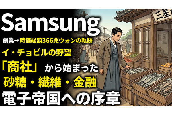 サムスン創業期を西口一希が解説。食品貿易から始まった巨大企業、イ・ビョンチョルの「事業多角化戦略」が生んだ成功の礎とは 画像