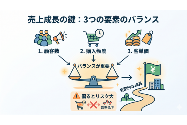 2-6-18：継続的な売上成長：3つの変数のバランスが重要 画像
