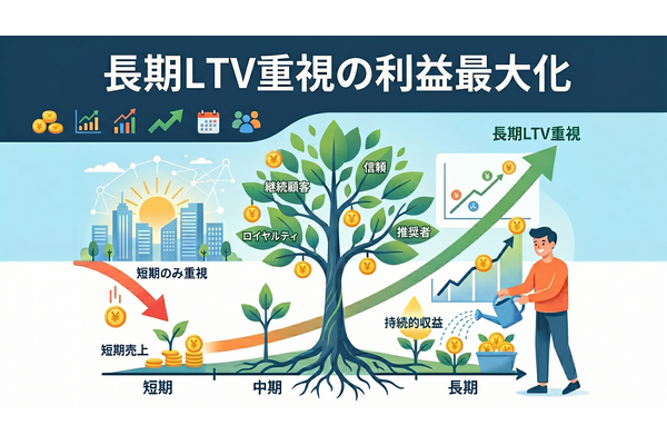 2-6-34：「良い売上」はLTVが高い　ー時間軸で見る売上と利益 画像