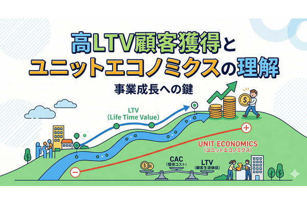 2-6-38：損益分岐点とLTVとの関係性①：ユニットエコノミクスを考える 画像