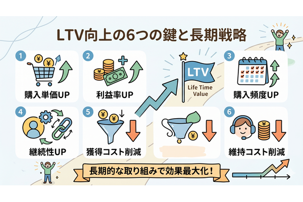 2-6-40：LTVを向上させる6つの重点項目：利益を最大化する戦略 画像