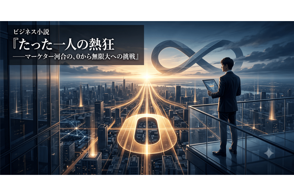 ビジネス小説『たった一人の熱狂——マーケター河合の、0から無限大への挑戦』 画像