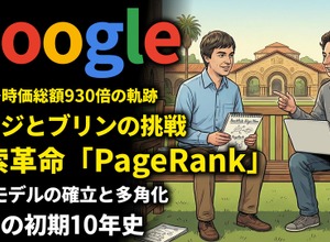 Google創業期を西口一希が解説。時価総額約930倍の軌跡、ラリー・ペイジとセルゲイ・ブリンの技術革新から始まった「検索革命」とは 画像