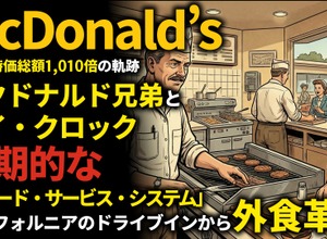 マクドナルド創業期を西口一希が解説。時価総額約1,010倍の軌跡、マクドナルド兄弟の革新とレイ・クロックが広めた「ファストフード革命」とは 画像
