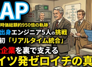 SAP創業期を西口一希が解説。時価総額約950倍の軌跡、IBM出身の5人が目指した「リアルタイム経営」の夜明けとは 画像