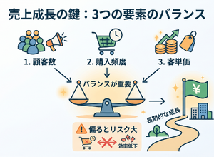 2-6-18：継続的な売上成長：3つの変数のバランスが重要 画像
