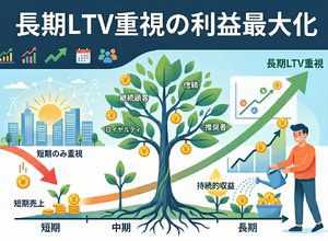 2-6-34：「良い売上」はLTVが高い　ー時間軸で見る売上と利益 画像